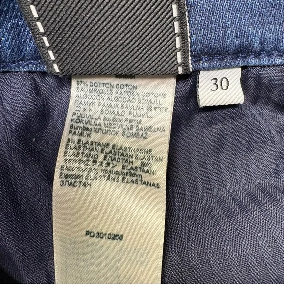 NWT 7 For All Mankind Jeans Women 30 Blue Cropped Jo Slim Illusion Highline Wide